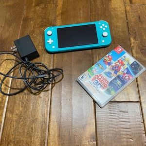 Nintendo switch lite blue/tortoise
